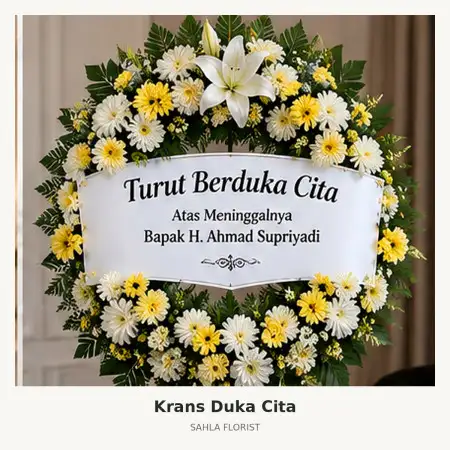 Krans Bunga Duka Pematangsiantar